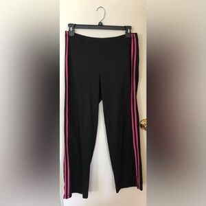 Oleg Cassini Sport Pink Striped Pants